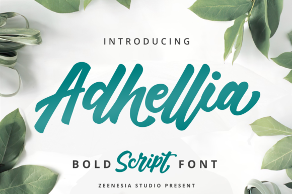 Adhellia: A Sweet Handwritten Font