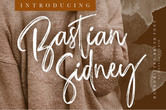 Bastian Sidney: A Cool Brushed Script Font