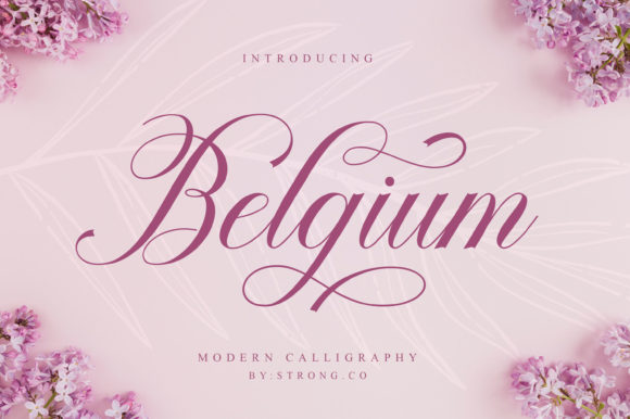 Belgium: A Stylish Font for Digital Marketing