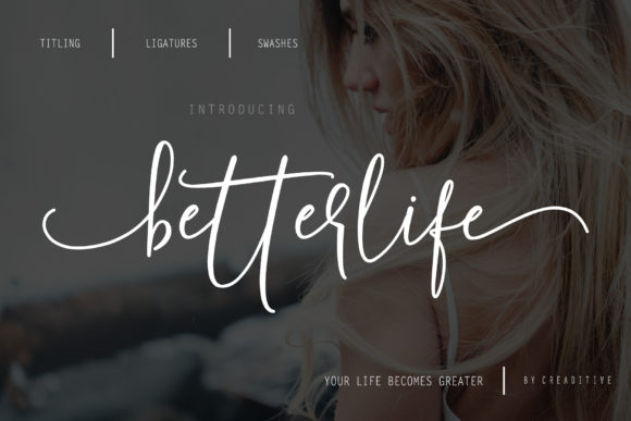 Betterlife Font: Elegant Script for Creative Makers