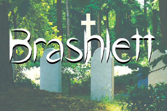 Brashlett: Creepy Handwritten Brush Font