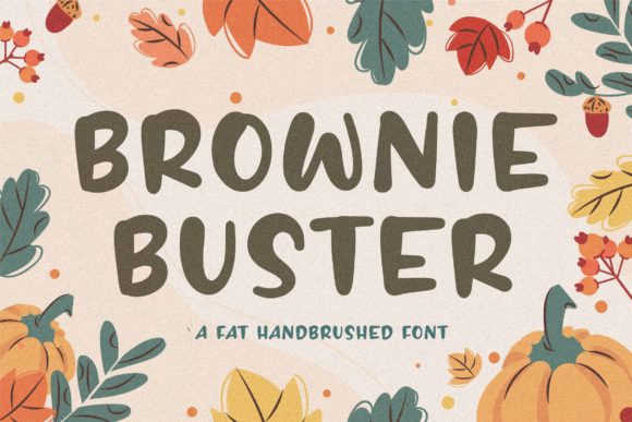 Brownie Buster Font for Business