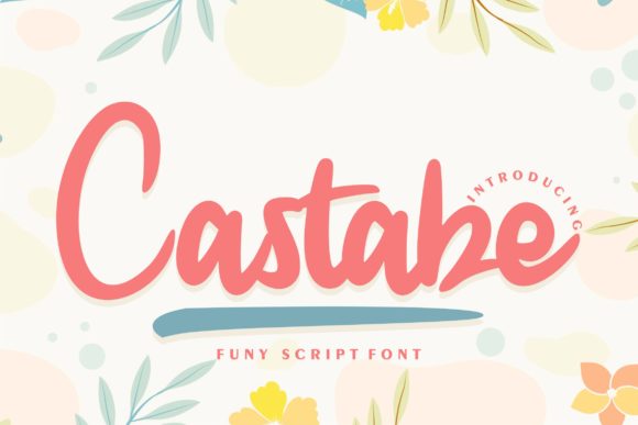 Castabe Font: A Playful Typeface for Memorable Branding and Campaigns