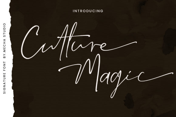 Culture Magic Font: Elegant Script for Digital Marketing