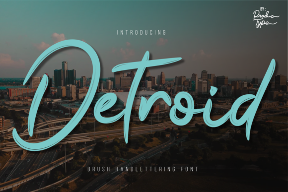 Detroid: A Handwritten Font for Web Design