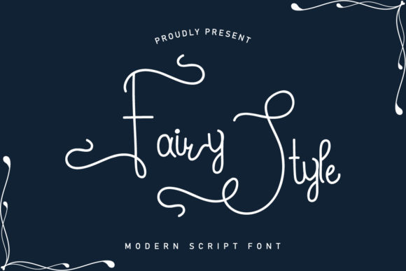 Fairy Style Font: Elegant Script for Crafters