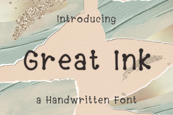 Great Ink: A Handwritten Font for Editorial Design