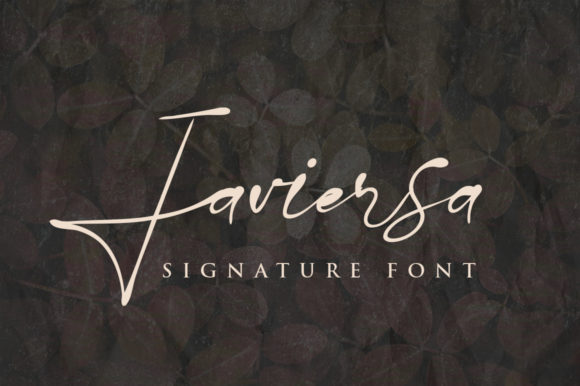 Javiersa Font: A Romantic Script for Editorial Elegance
