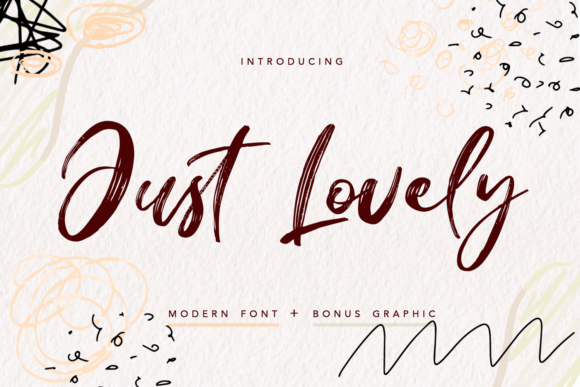 Just Lovely Font Review