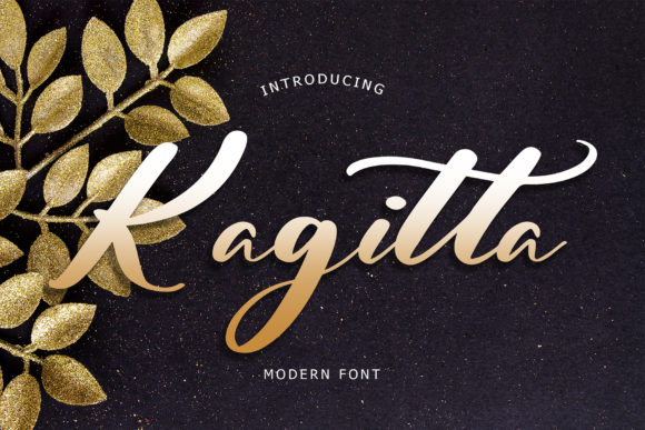 Kagitta: A Handwritten Font for Elegant Design