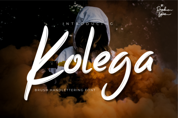 Kolega: A Bold Handwritten Font for Creative Projects