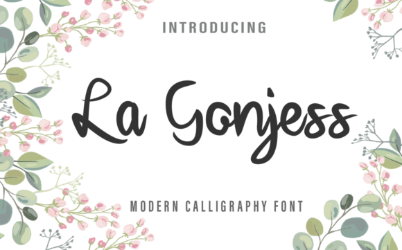 La Gonjess: A Cute Script Font for Crafters