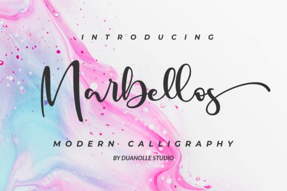 Marbellos: A Script Font for Web Design