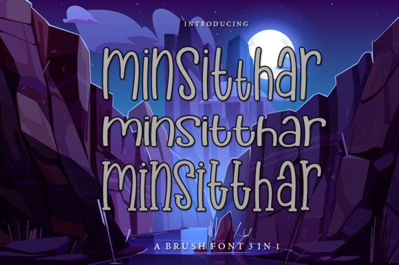 Minsitthar: A Unique Handwritten Font