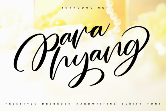 Para Hyang: A Stylish Handwritten Font
