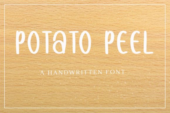 Potato Peel: A Handwritten Font for Creative Campaigns