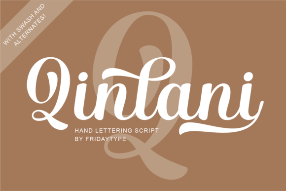 Qinlani: A Handwritten Font for Creative Makers