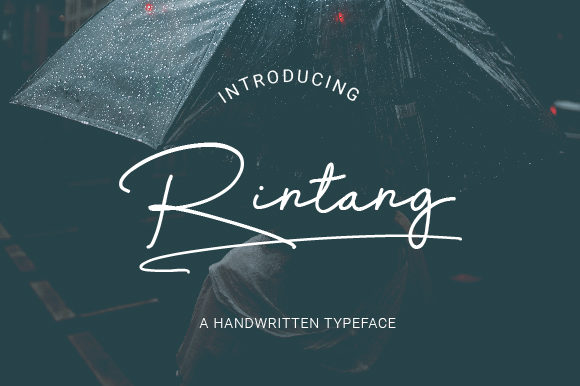 Rintang: A Handwritten Font for Modern Web Design