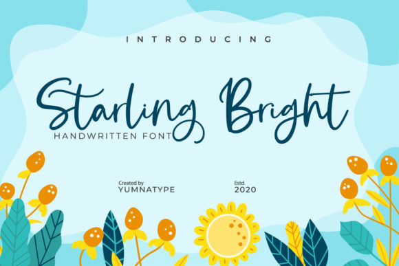 Starling Bright: A Handwritten Font for Elegant Design