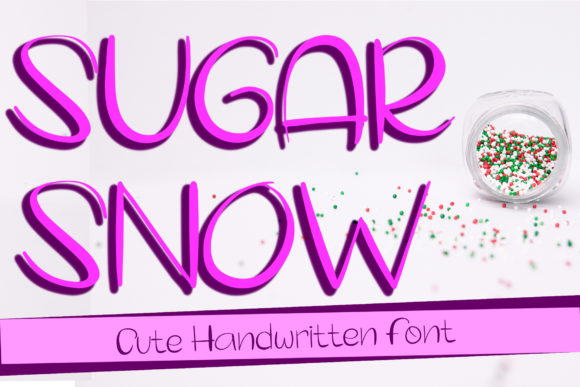 Sugar Snow Font for Web Design