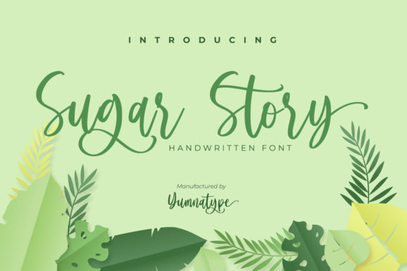 Sugar Story Font: A Delicate Design Touch