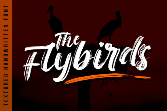 The Flybirds Font: Handwritten Elegance for Crafters