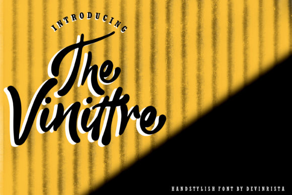 The Vinittre: A Trendy Script for Creative Projects