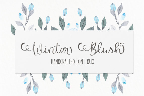 Winter Blush Font for Elegant Design