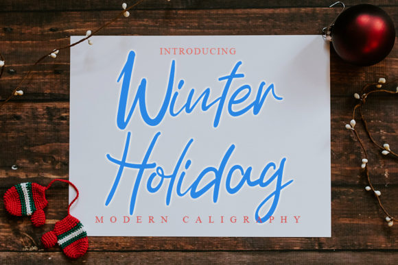 Winter Holiday Font Review